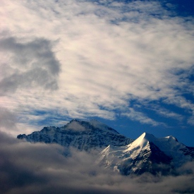 Climb into the clouds.